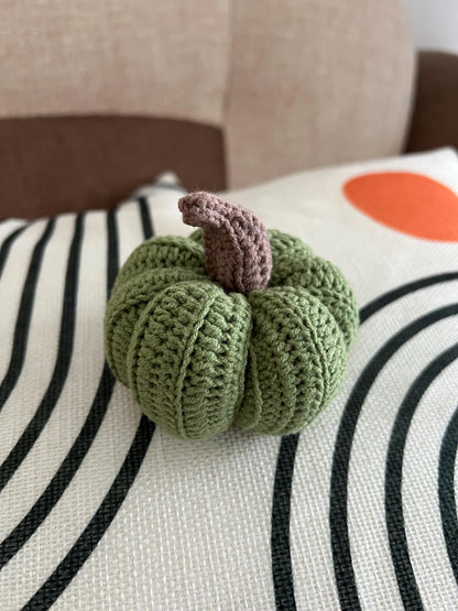Fall crochet set of 3 pumpkins, Halloween pumpkin decor, autumn home decor, spooky season crochet pumpkin toy, toddler gift ideas